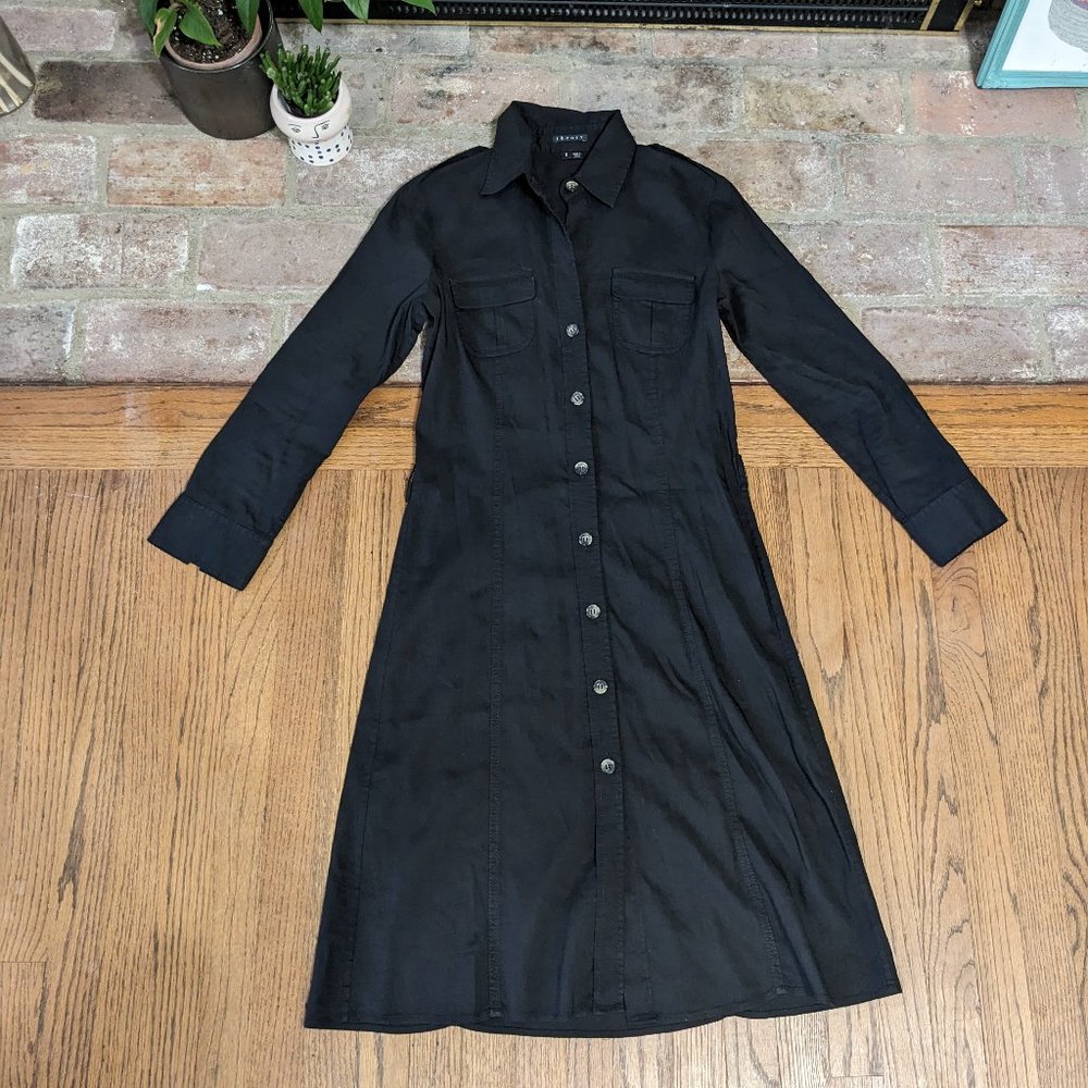 Black Theory Shirt Dress